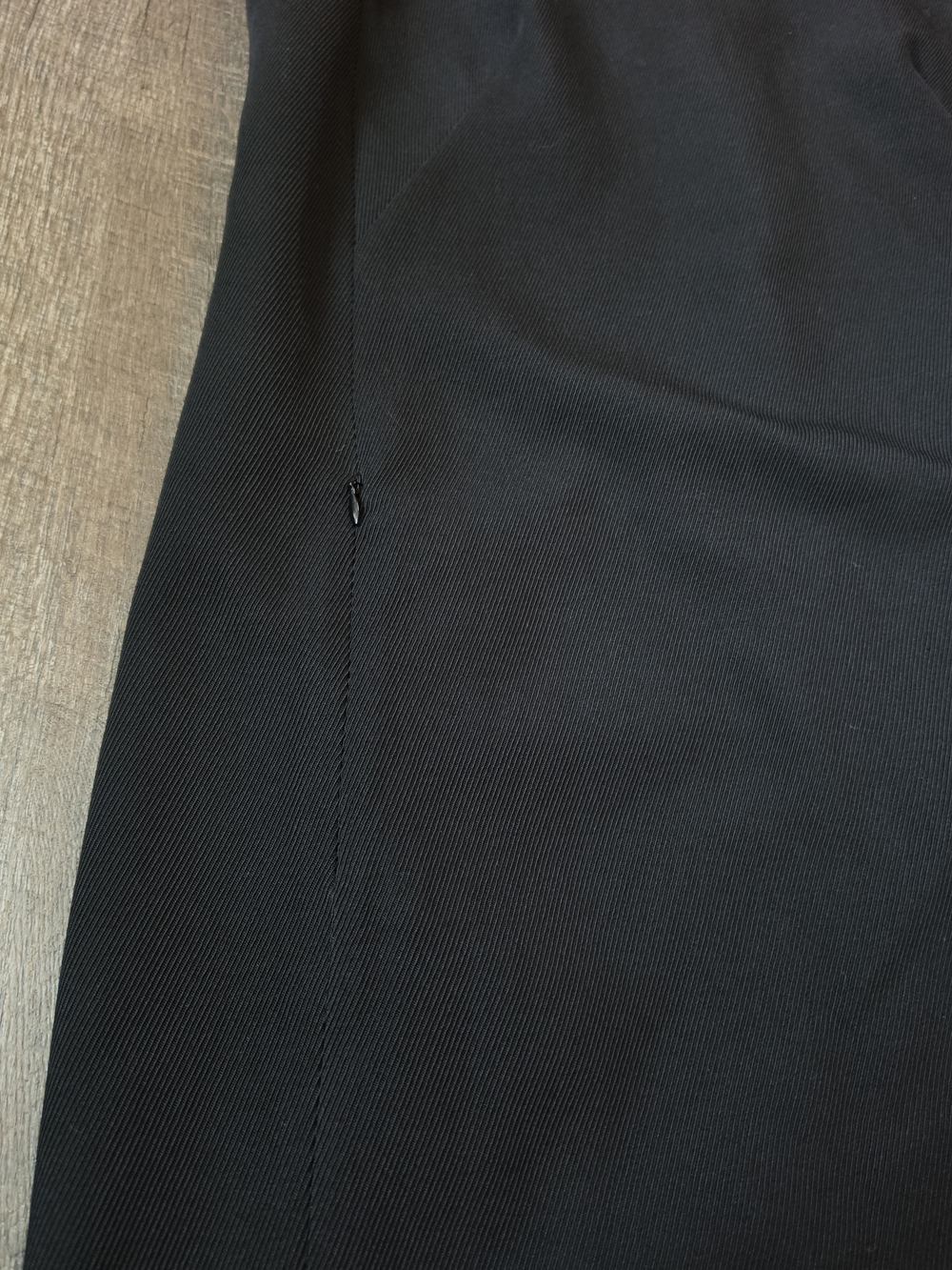 Akris Punto Ribbed Wool Midi Mod Inspired Shift Dress Womens 6 Black Classic Lux - Picture 8 of 14